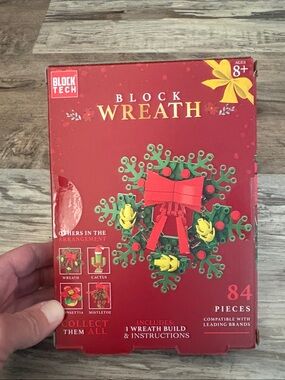 🎄❤️💚 🆕 Block Wreath Building Set